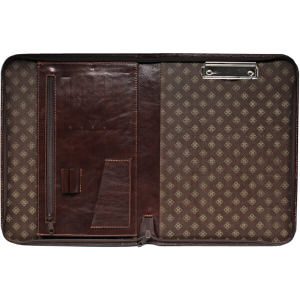 Scorteus Kožená spisovka A4 SC REG. hnedá melír 62907964