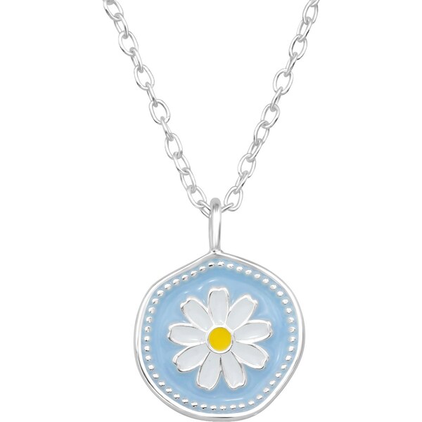 Olivie Strieborný detský náhrdelník KVIETOK 8668 52420746