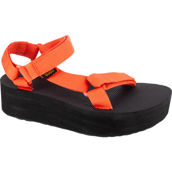 Oranžové sandále na platforme Teva W Flatform Universal Sandals 52672983