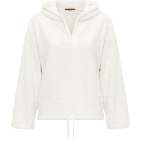 Cool Hill Mikina hnedá / biela 54348021