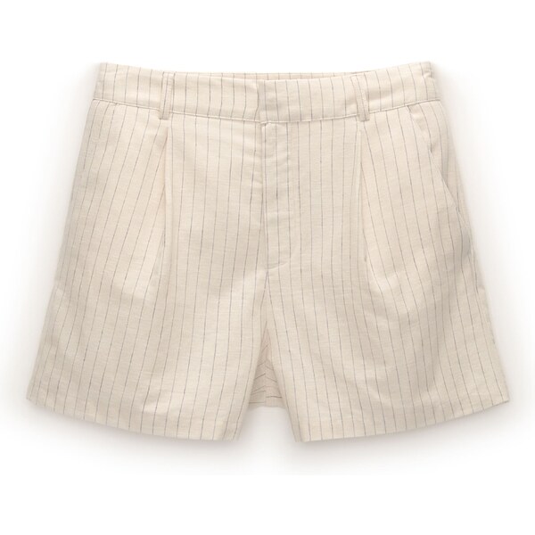 Pull&Bear Plisované nohavice piesková / sivá 54354587