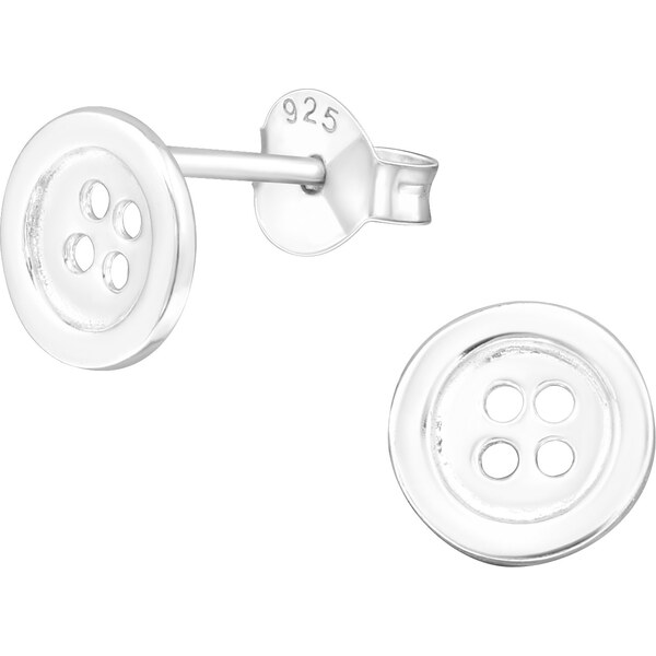 Olivie Strieborné detské náušnice GOMBÍK 8669 52420747