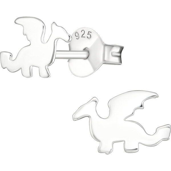 Olivie Strieborné dračie náušnice 8671 52420749