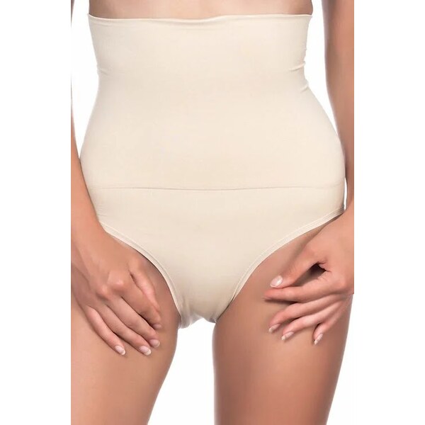 LORANE Sťahovacie nohavičky s vysokým pásom (dvojitým) Farba: Telová, 52411989