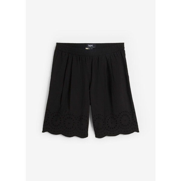 bonprix Šortky bez zapínania, farba čierna 52417332