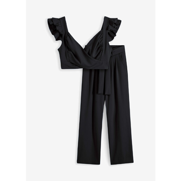 bonprix Tričko a nohavice (2-dielna sada), farba čierna 52417825