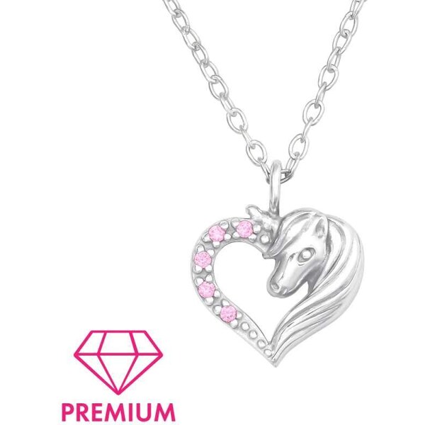 Glory detský strieborný náhrdelník Jednorožec 52418304