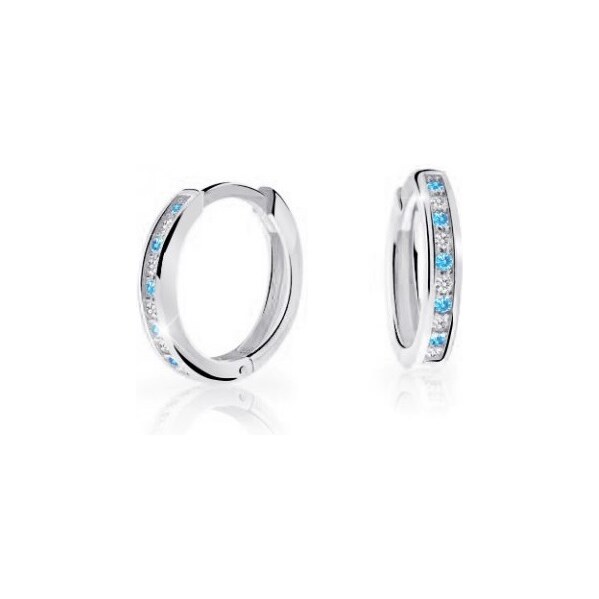 Cutie Jewellery Nadčasové kruhové náušnice z bieleho zlata C3343-80-X 66581067