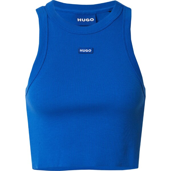 HUGO Top kobaltovomodrá / biela 52706419