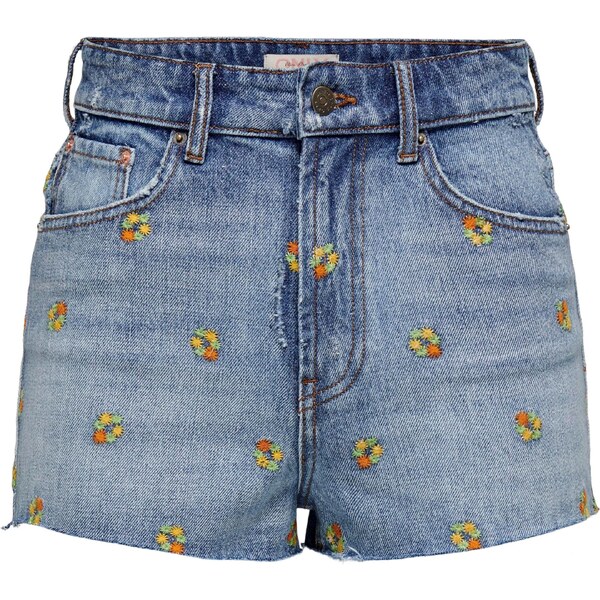 ONLY Džínsy Robyn modrá denim / tmavožltá / svetlozelená / homárová 54312432