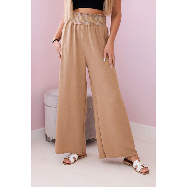 Fashionweek Dámske nohavice ľahké vzdušné Voľné K40 52426154