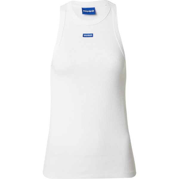 HUGO Top kráľovská modrá / biela 52702535