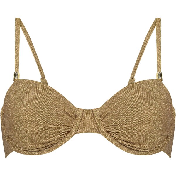 Hunkemöller Bikinový top Goldie zlatá 54342390
