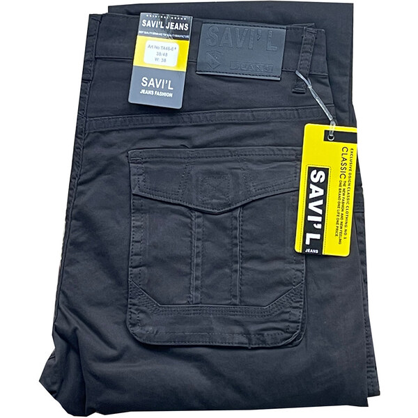 ST Leonf SAVIL JEANS nohavice pánske TA46-6 kapsáče nadmerná veľkosť 52426822