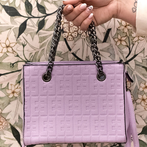 JOHN-C Dámska fialová kabelka LUCIANA 52430280