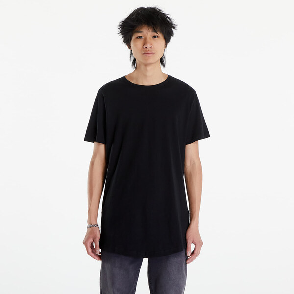 Tričko Urban Classics Shaped Long Tee Black S 55137848