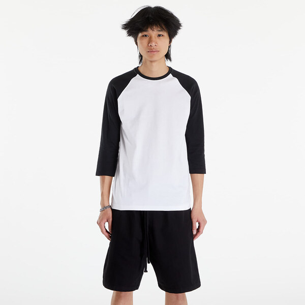 Tričko Urban Classics Contrast 3/4 Sleeve Raglan White/ Black L 54992588