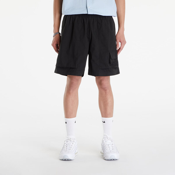 Šortky Nike Life Mens Camp Shorts Black/ Black S 54993776