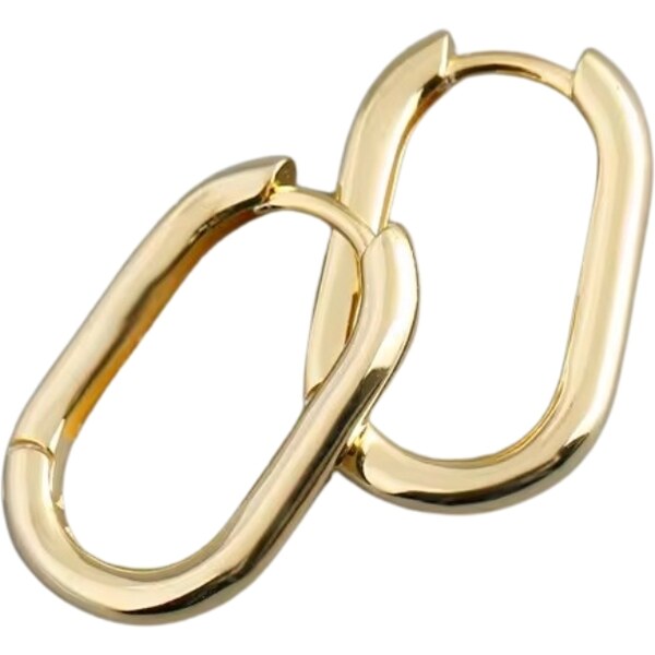 MAJYA Strieborné náušnice CECILE 24 mm pozlátené 10934 64581910