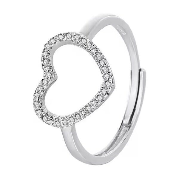 MAJYA Strieborný nastaviteľný prsteň DESIRE 10937 64581912