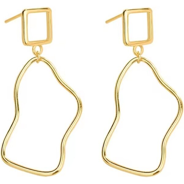 MAJYA Strieborné náušnice LETYA pozlátené 10929 64581904