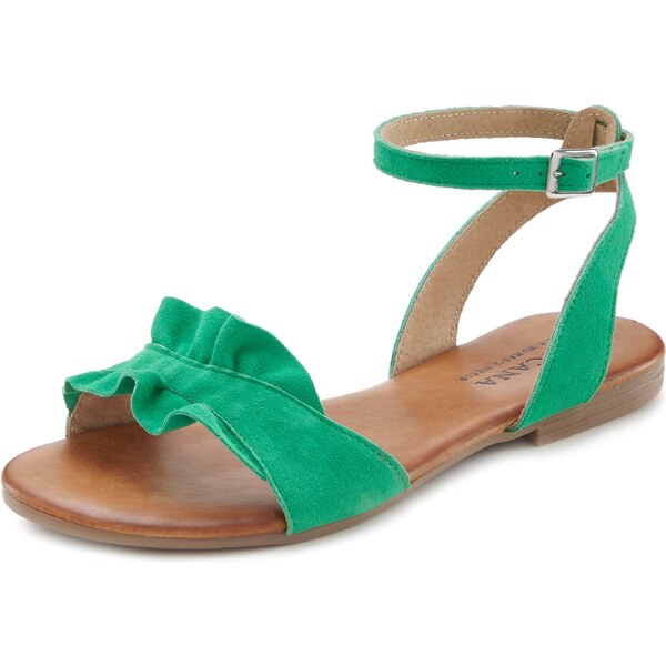 LASCANA Sandále zelená 65642879