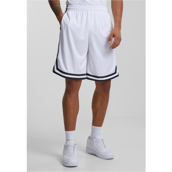 Urban Classics Stripes Mesh Shorts whtblkwht 50648331
