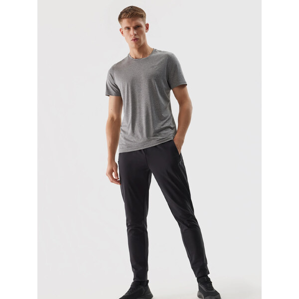 Mens 4F Quick Dry Sports Pants - Black 52465389