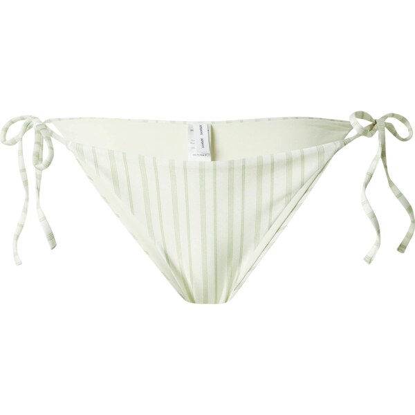 Samsøe Samsøe Bikinové nohavičky Sachi zelená / biela 53382948