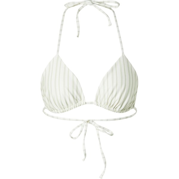 Samsøe Samsøe Bikinový top Sachi pastelovo zelená / biela 54358668