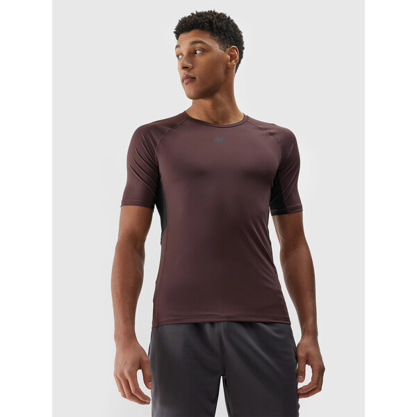 Mens Sports Quick-Drying T-Shirt 4F - Brown 52484154
