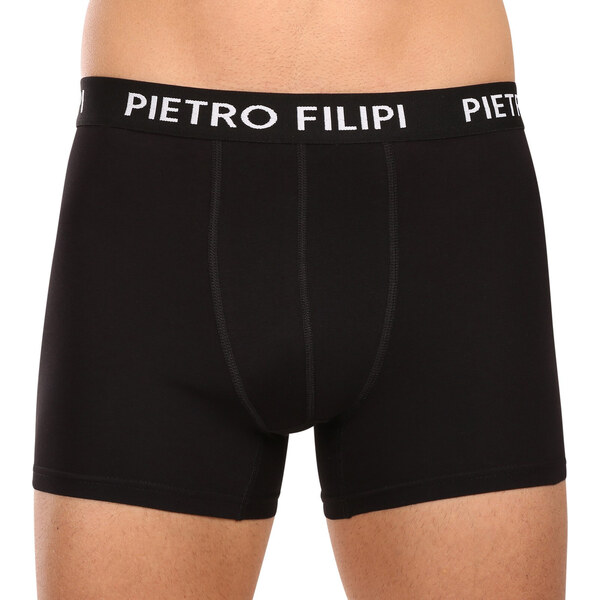 3PACK pánske boxerky Pietro Filipi čierné (3BCL004) 52370161