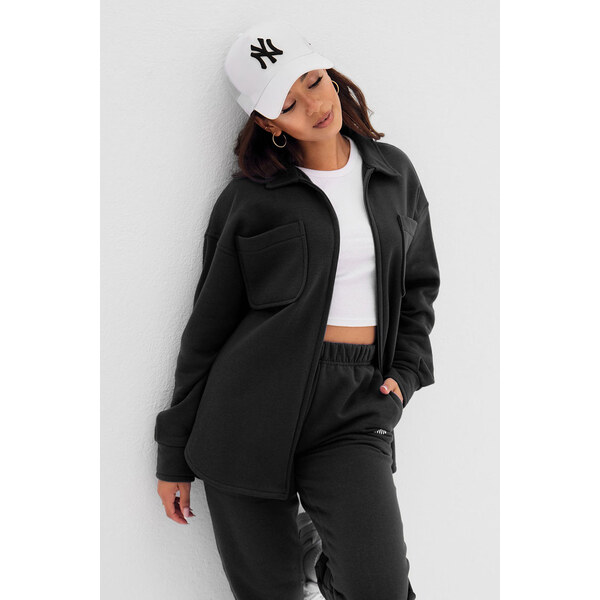 Mosquito Dámska predĺžená mikina na zips Uniqo Black čierna, Farba 52500486