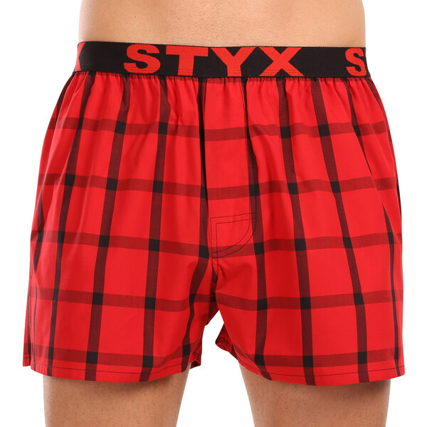 3PACK pánske trenky Styx športová guma viacfarebné (3B103133) 52595040