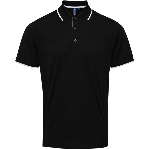 Pánske funkčné polo tričko s kontrastom Premier 62678986