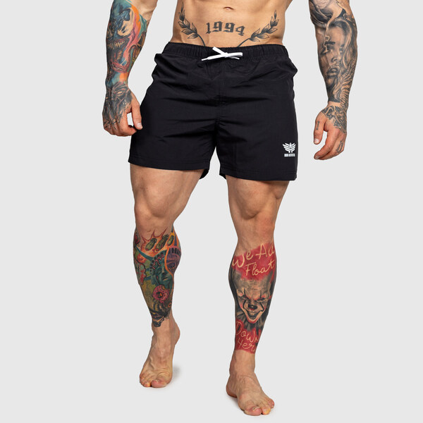 Pánske plavecké šortky Iron Aesthetics Sunshine, čierne 52516466