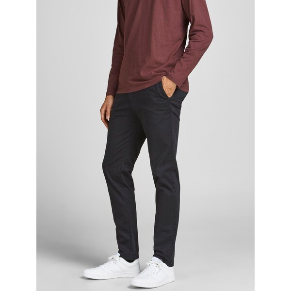 Čierne chino nohavice Jack & Jones Marco 66794901