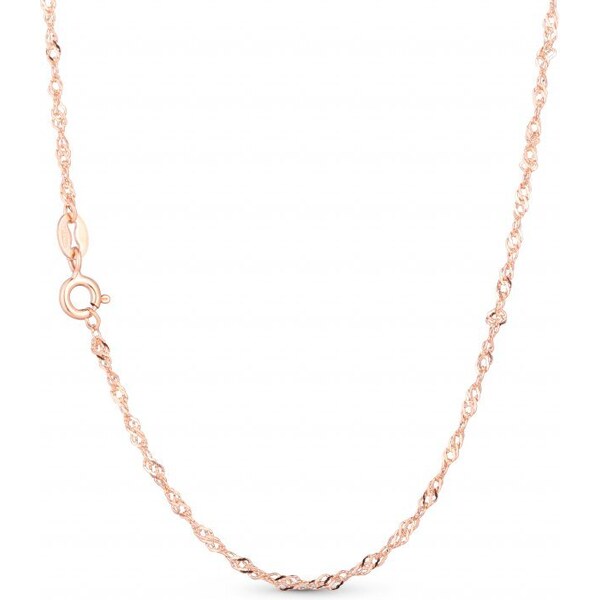 Olivie ROSE TWISTED 45cm strieborná retiazka 4631 20961049