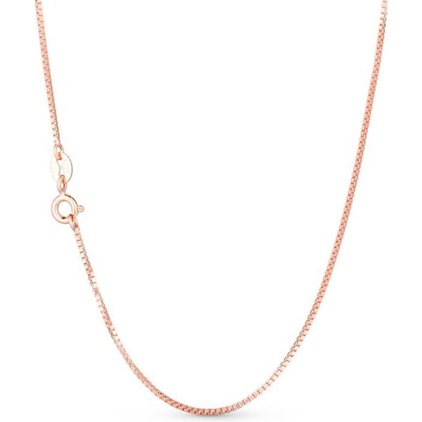 Olivie Ružová 45+5cm BOX strieborná retiazka 4622 20961040