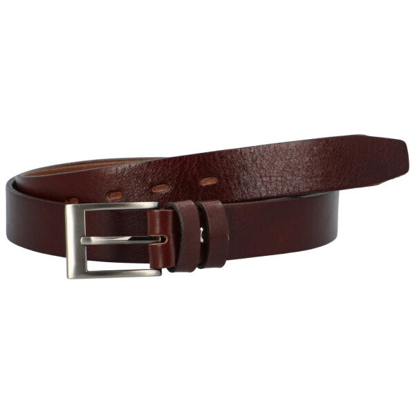 Penny Belts Pánsky kožený opasok oblekový hnedý - PB Asiel 105 hnedá 60349193
