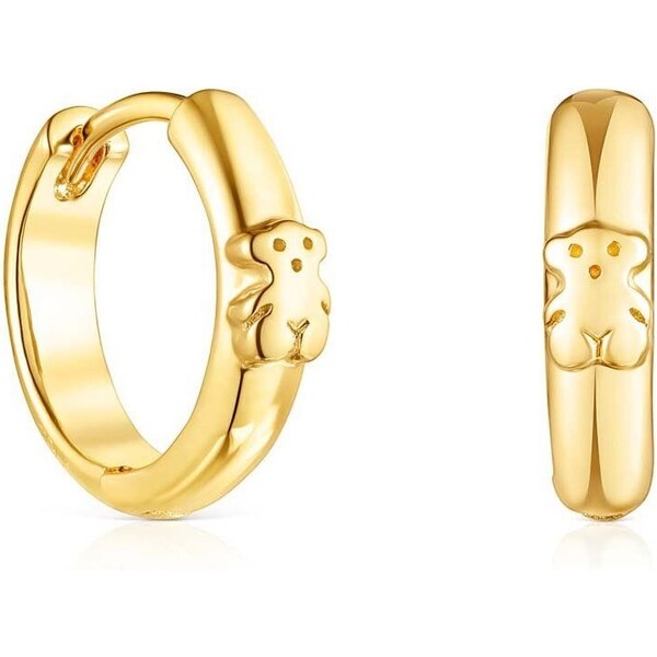 Tous Pozlátené kruhové náušnice Basics 1003912000 66589586