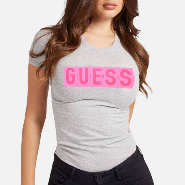 Dámské šedé triko Guess 55824 52540758