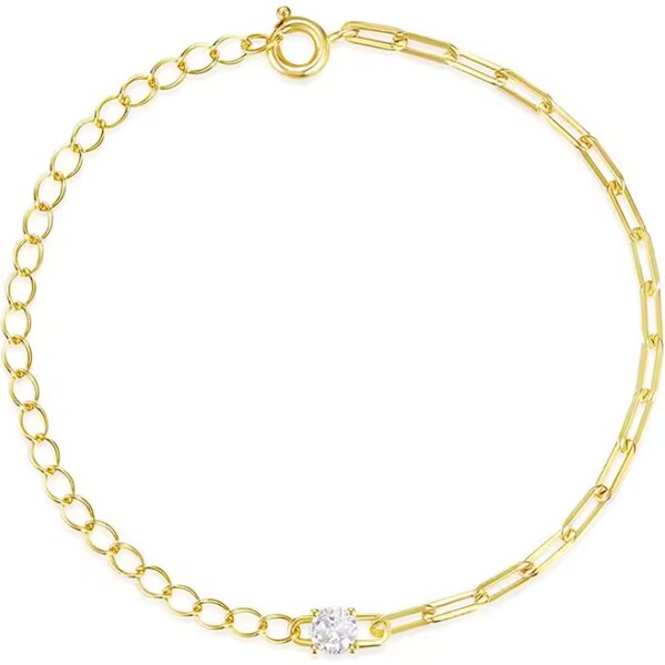 Olivie Strieborný náramok GOLD 8692 52561399