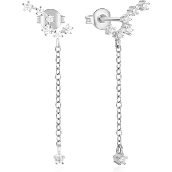 Olivie Strieborné náušnice PADAJÚCA HVIEZDA 8710 52561415