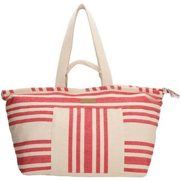 PE-Florence Červeno-biela veľká plážová taška Sea Star 52564773