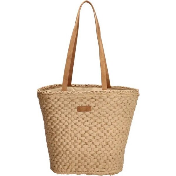 PE-Florence Hnedá plážová taška s dlhými rukoväťami Relax 52564774