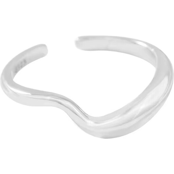 MAJYA Strieborný nastaviteľný prsteň AMBITION 10957 64581918