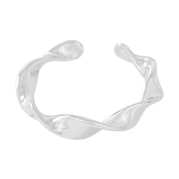 MAJYA Strieborný nastaviteľný prsteň BECCA 10959 64581925