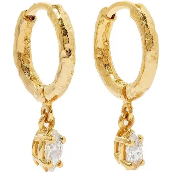 Olivie Strieborné náušnice GOLD 8727 52584580