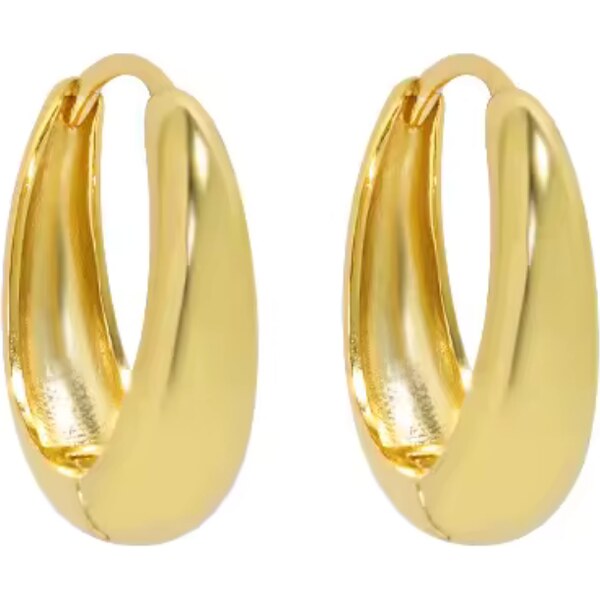 Olivie Strieborné 16mm náušnice GOLD 8729 52584582